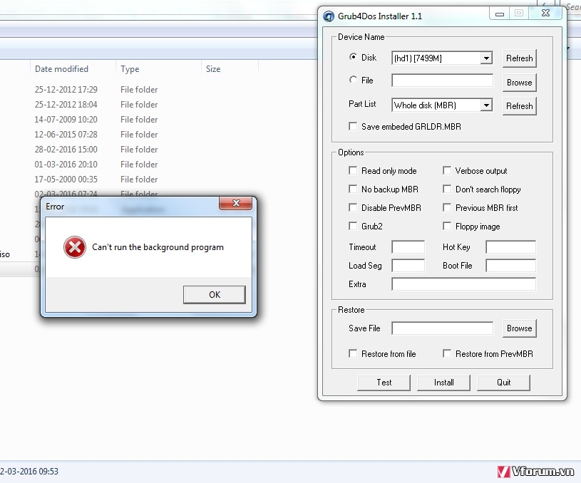 Sửa lỗi can't run the background program grub4dos